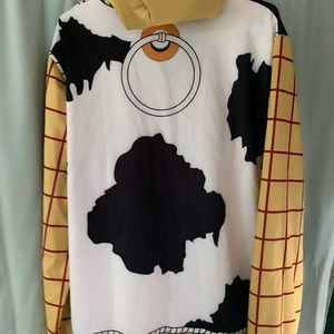 Disney woody cosplay zip up